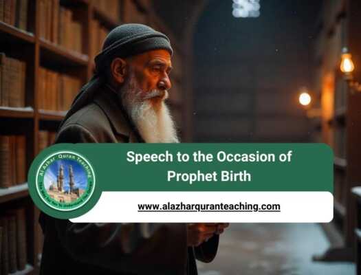 Speech to the Occasion of Prophet Birth